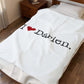 I Heart Darien. Velveteen Plush Blanket