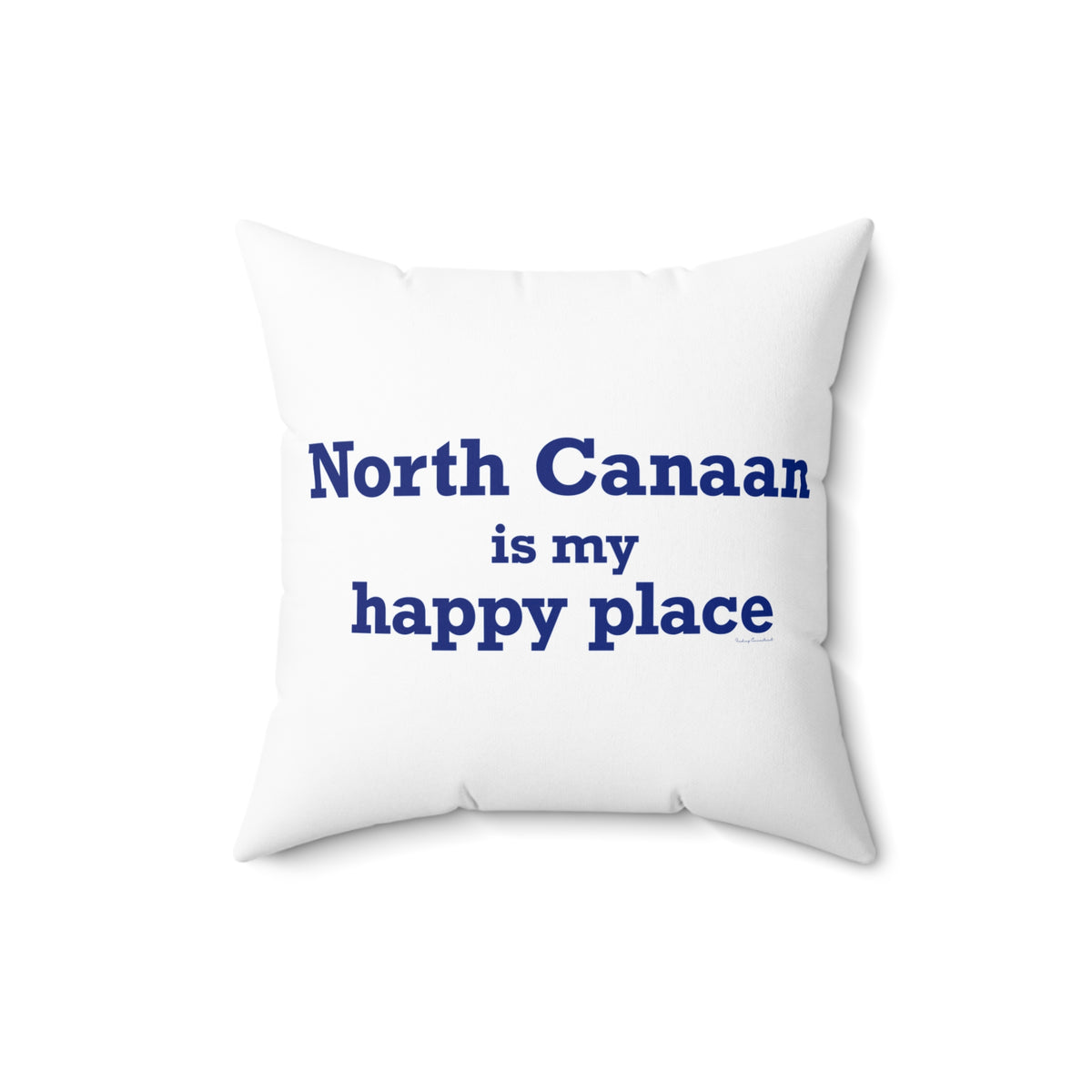 North Canaan is My Happy Place Polyester Square Pillow