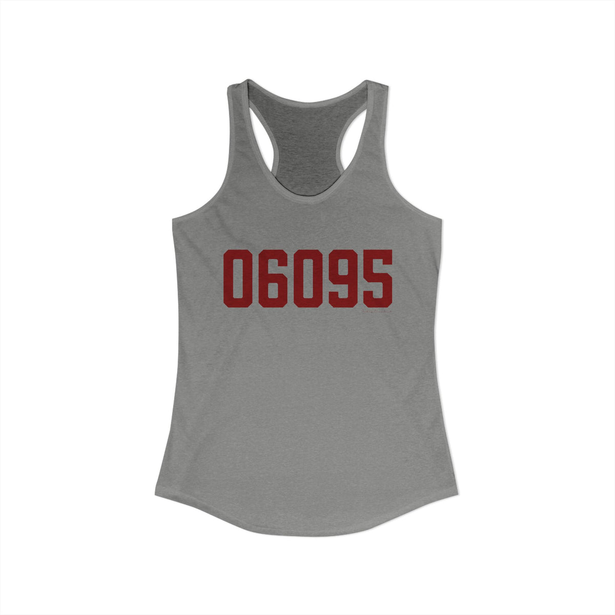 06095 Windsor Connecticut Zip Code Women's Ideal Racerback Tank Top