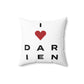 Darien Vision Spun Polyester Square Pillow