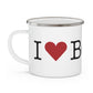 I Heart Bethel. Enamel Camping Mug