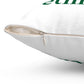 I Clover Bethlehem Spun Polyester Square Pillow