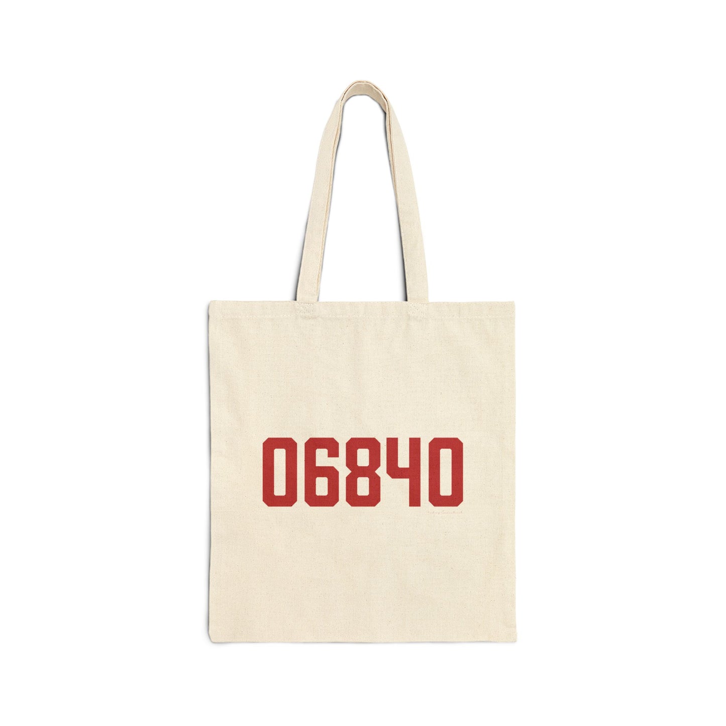 06840 New Canaan Connecticut Zip Code Cotton Canvas Tote Bag