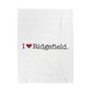 I Heart Ridgefield. Velveteen Plush Blanket