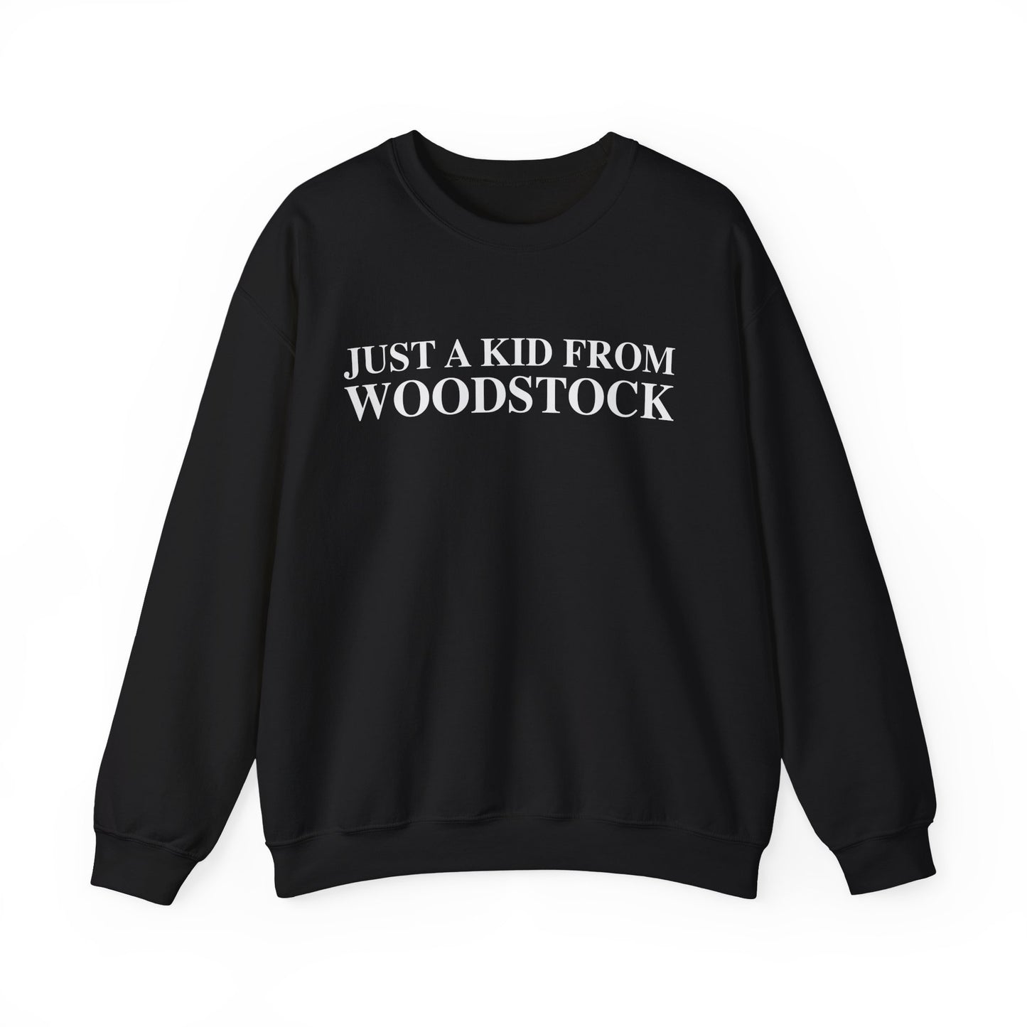 Just a kid from Woodstock Unisex Heavy Blend™ Crewneck Sweatshirt