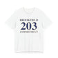 Brookfield 203 Connecticut Unisex Jersey Short Sleeve Tee