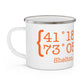 Shelton Coordinates Enamel Camping Mug