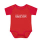 Just a kid from Shelton Infant Baby Rib Bodysuit