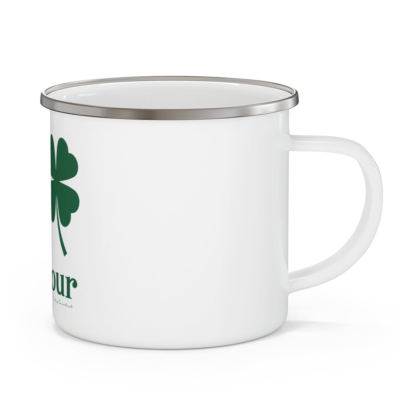 I Clover Seymour Enamel Camping Mug