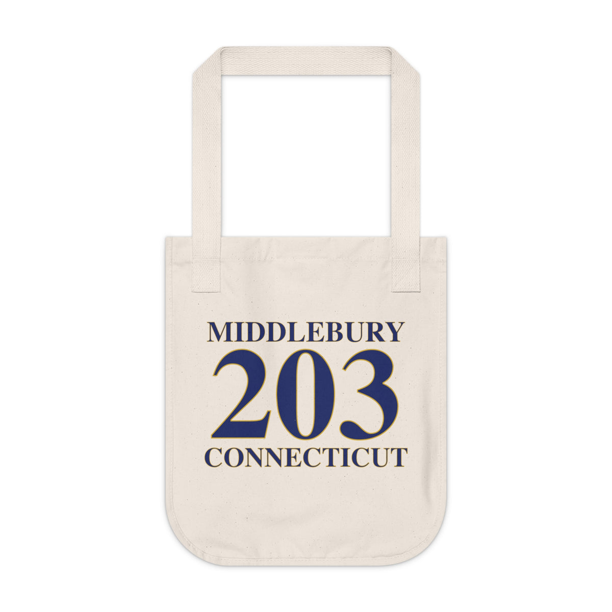 Middlebury 203 Connecticut Organic Canvas Tote Bag