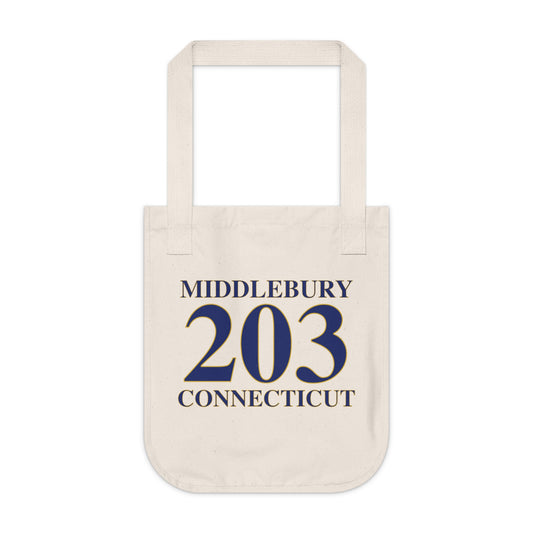 Middlebury 203 Connecticut Organic Canvas Tote Bag