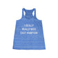 I Really Really Miss East Hampton (white) Women's Flowy Racerback Tank