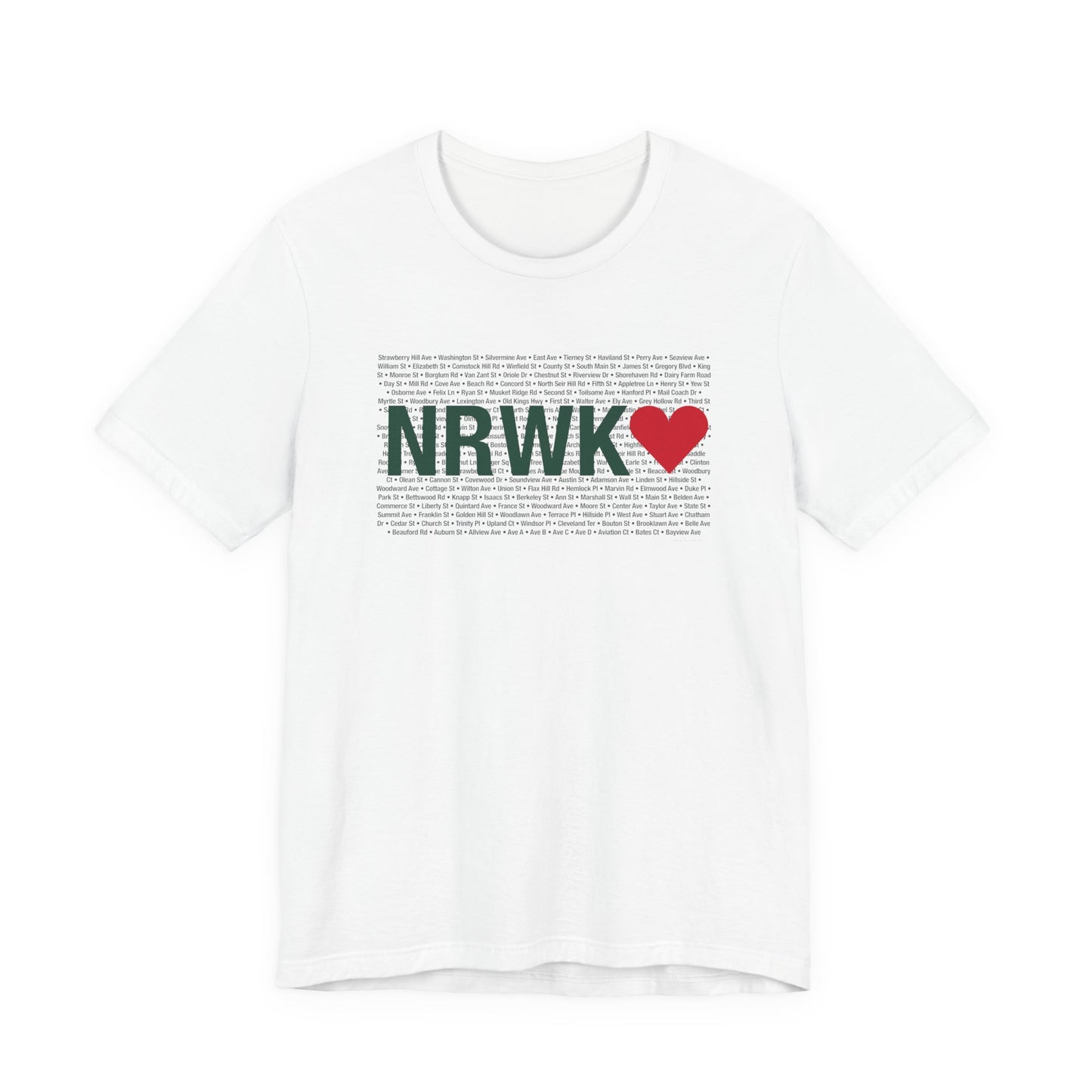 Norwalk Love Unisex Jersey Short Sleeve T-Shirt