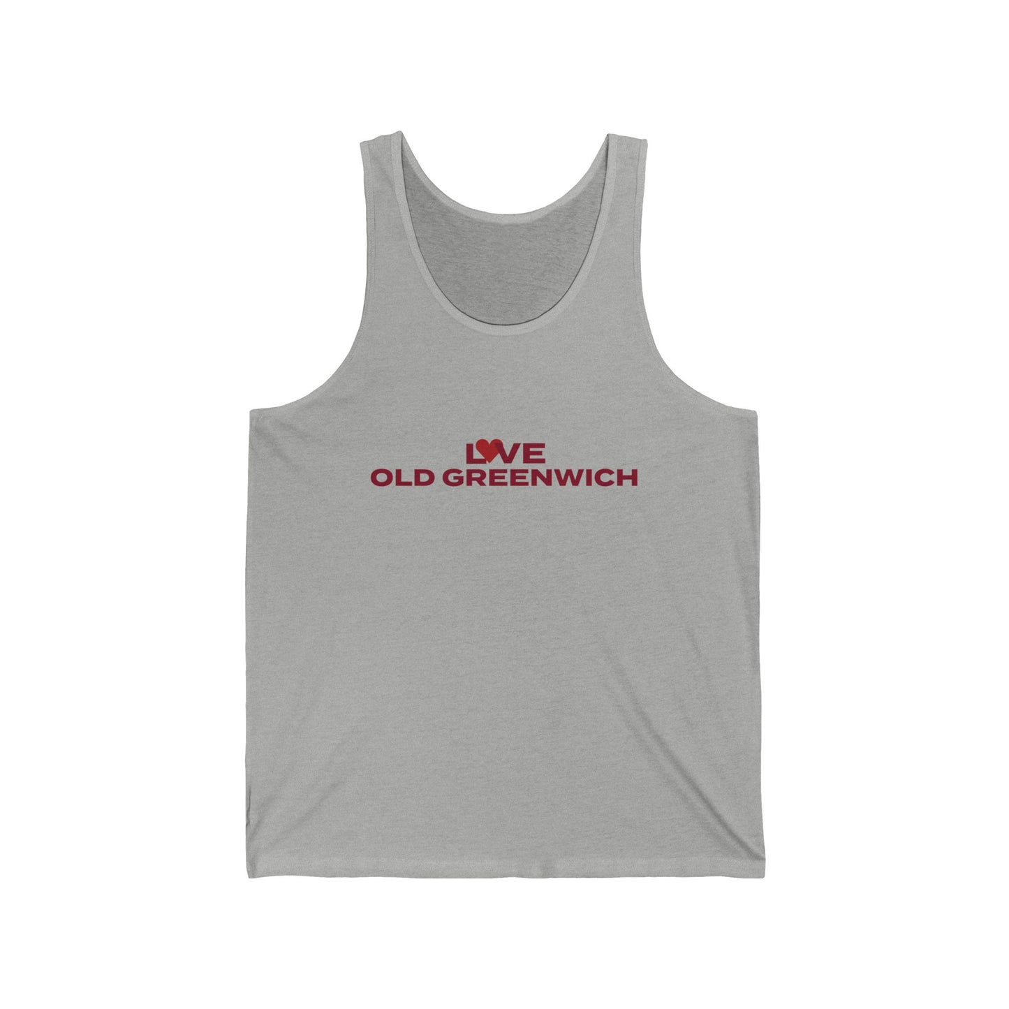 Love Old Greenwich Unisex Jersey Tank Top