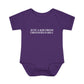 Just a kid from Greenfield Hill Infant Baby Rib Bodysuit