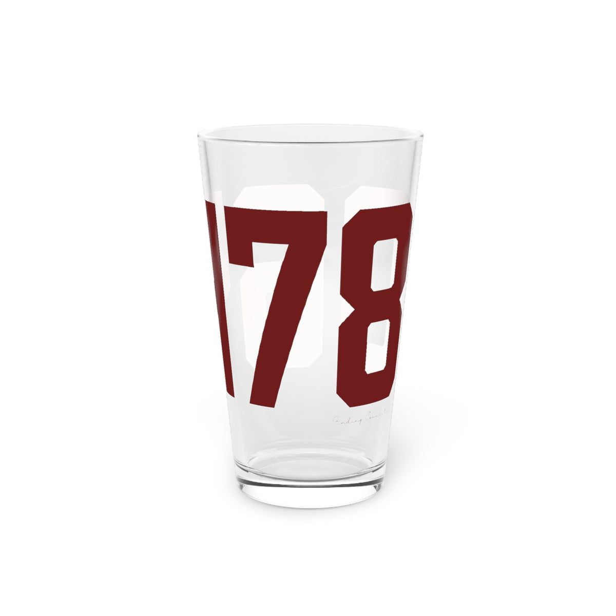 06478 Oxford Connecticut Zip Code Pint Glass, 16oz