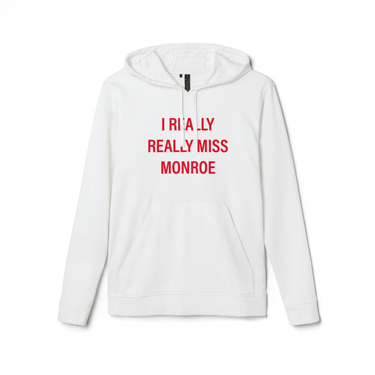 I Really Really Miss Monroe adidas Unisex Fleece Hoodie