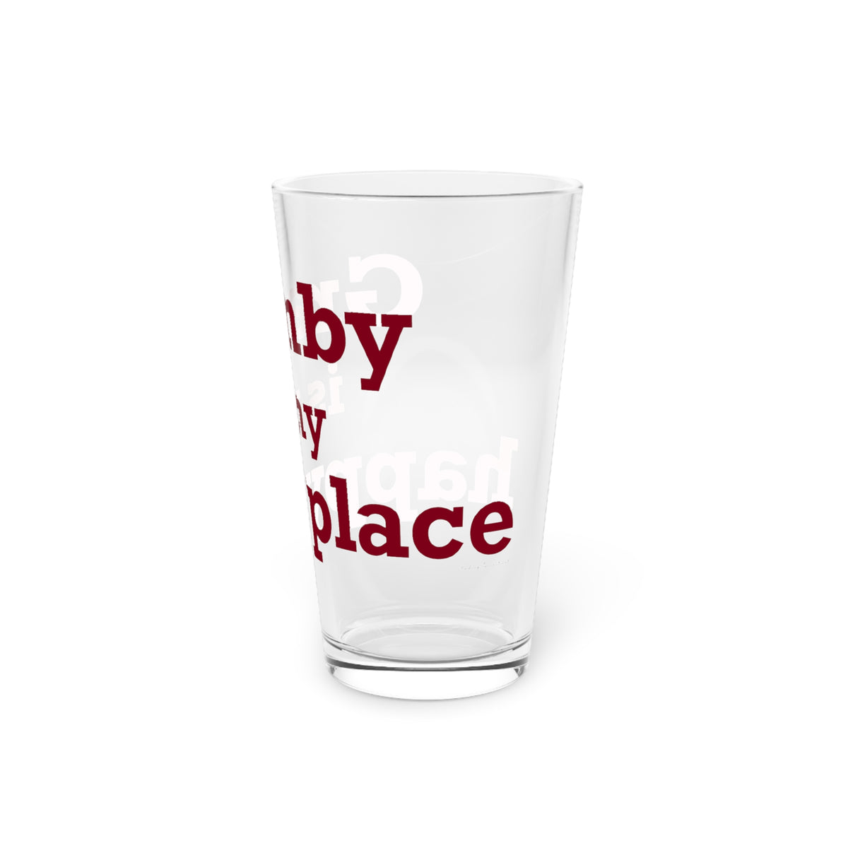 Granby is My Happy Place Pint Glass, 16oz