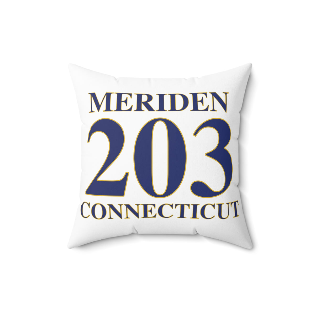 Meriden 203 Connecticut Polyester Square Pillow