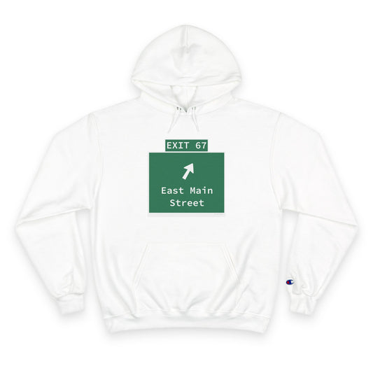 Vintage WCP Exit 67 Sign Champion Hoodie