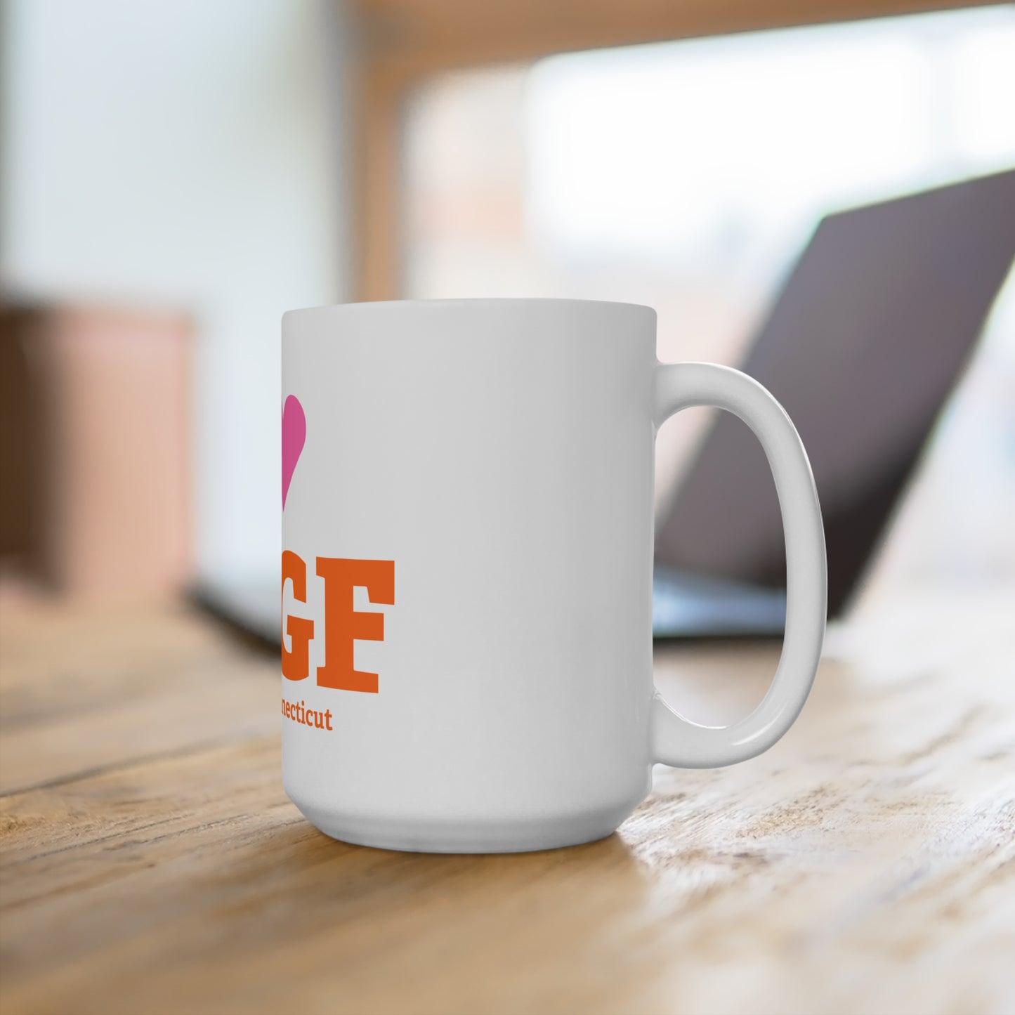I Heart RDGF Mug 15oz