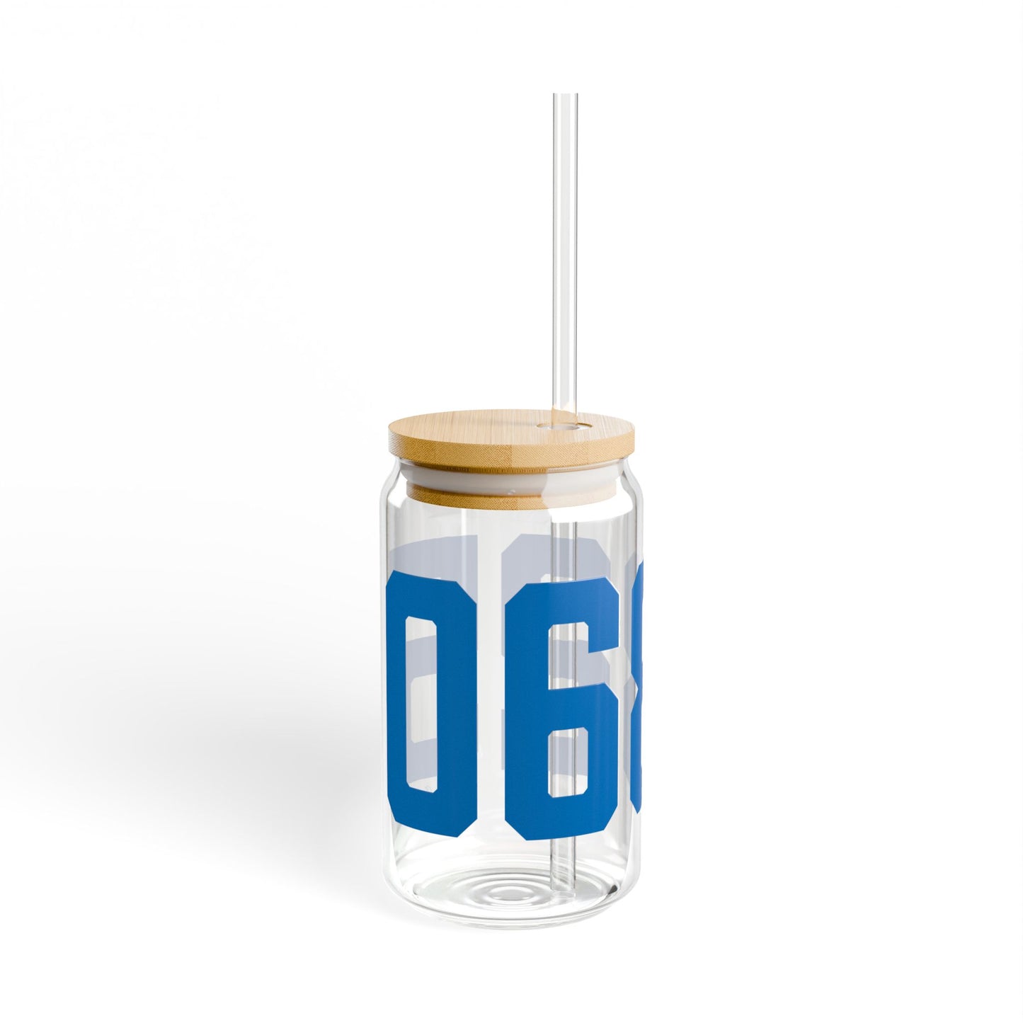 06824 Fairfield Connecticut Zip Code Sipper Glass, 16oz