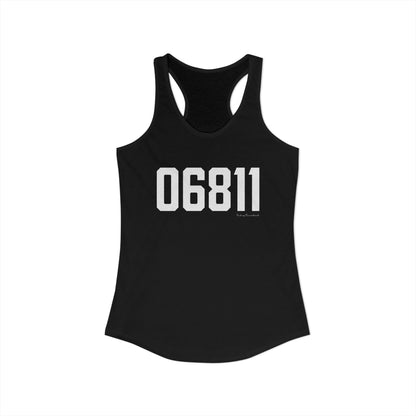 06811 Danbury CT Zip Code Women's Ideal Racerback Tank Top