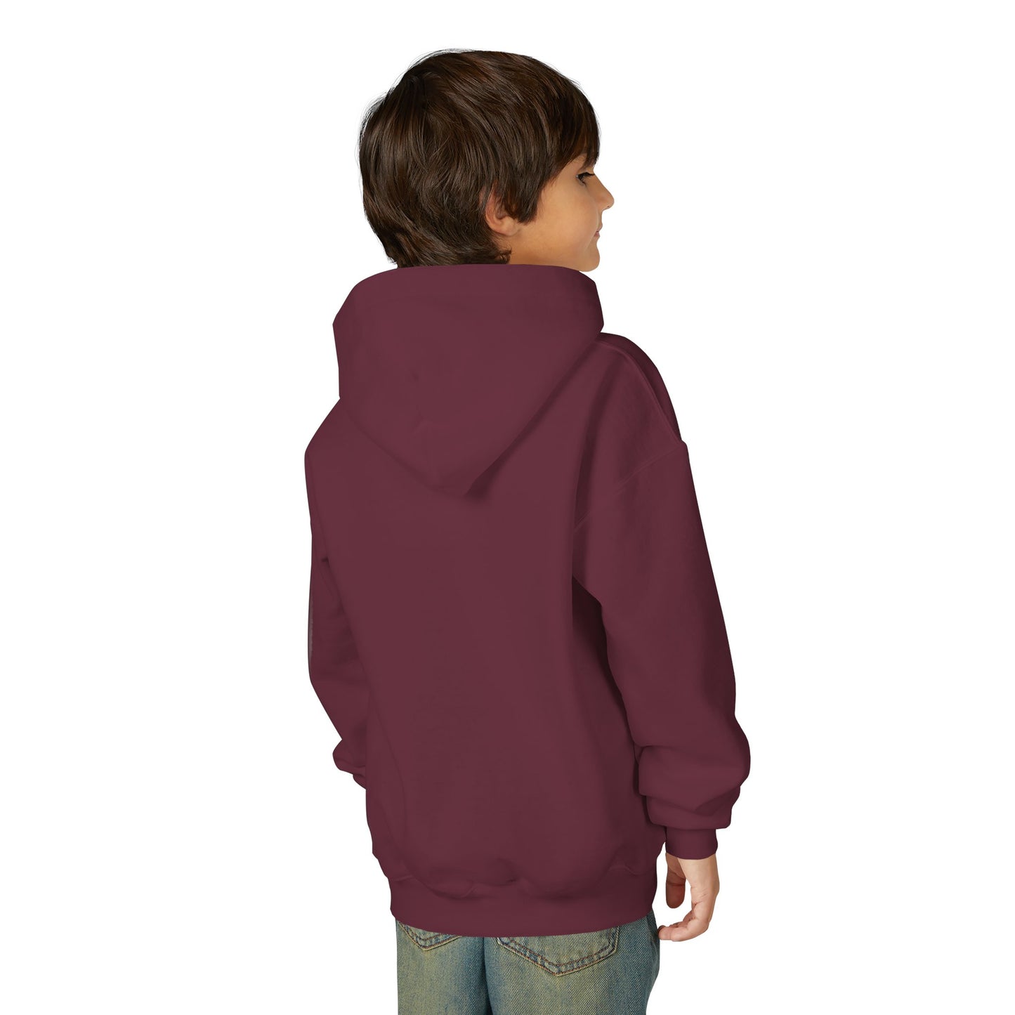 Just a kid from Stamford Youth Heavy Blend Hooded Sweatshirt