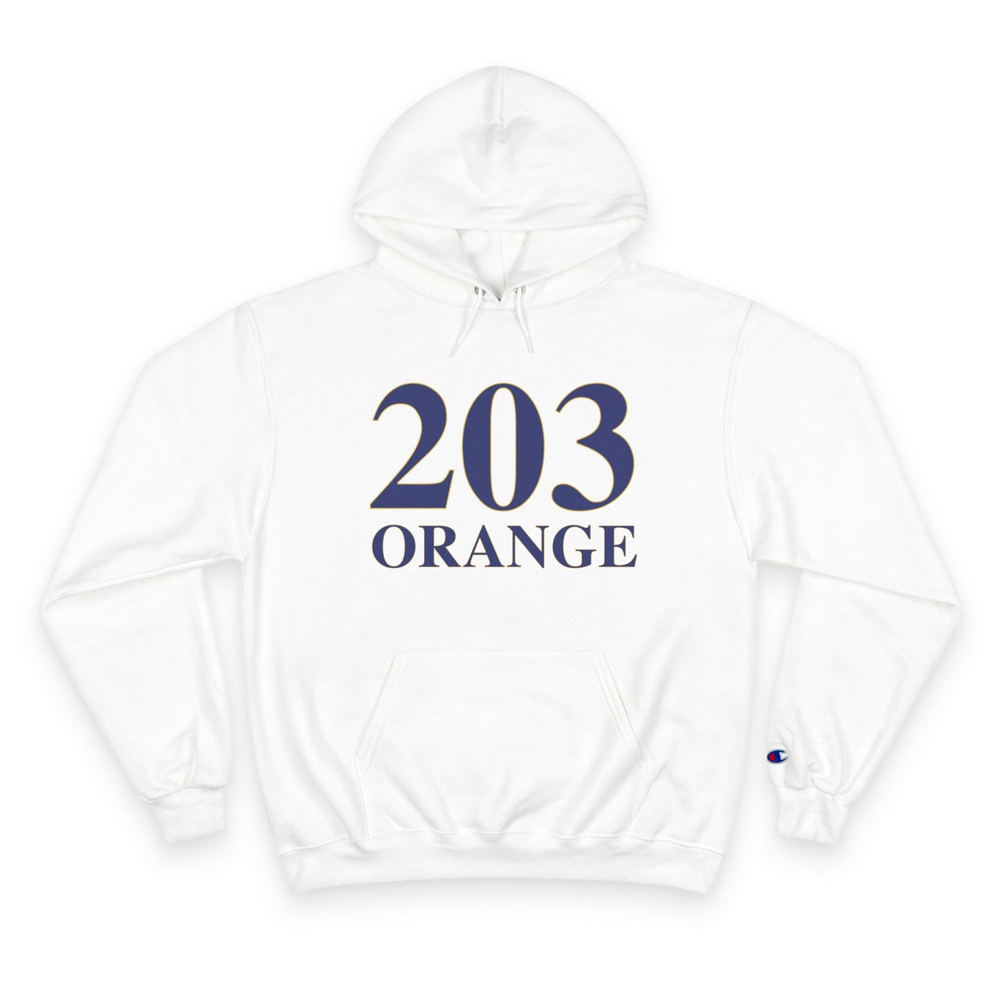 203 Orange Champion Hoodie
