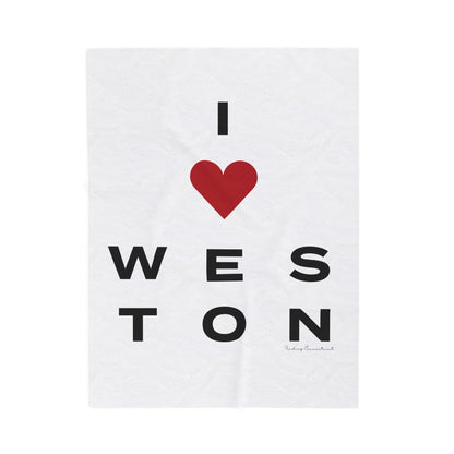 Weston Vision Velveteen Plush Blanket