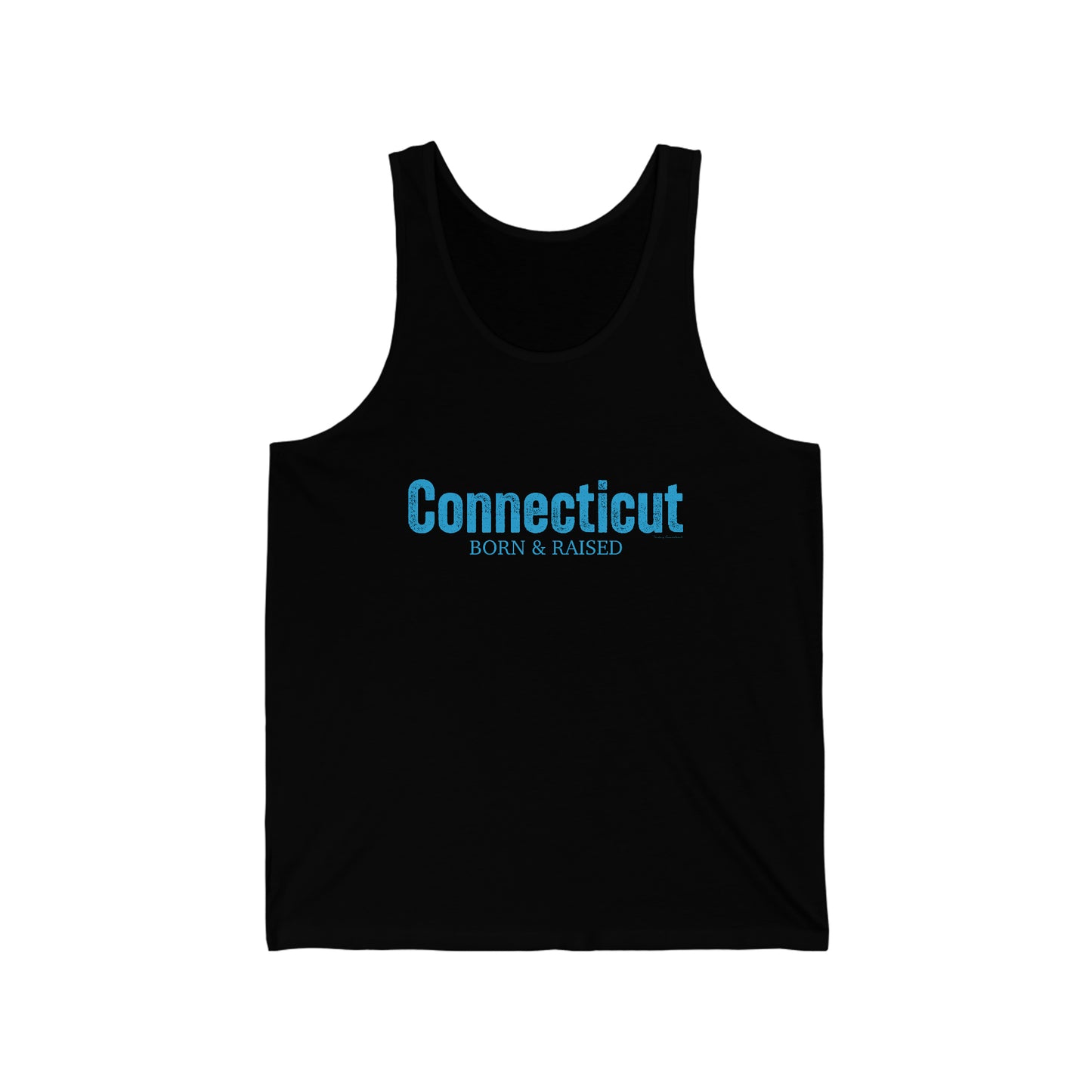 Connecticut born and raised tank top shirt 