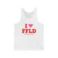 I Heart FFLD Unisex Jersey Tank Top