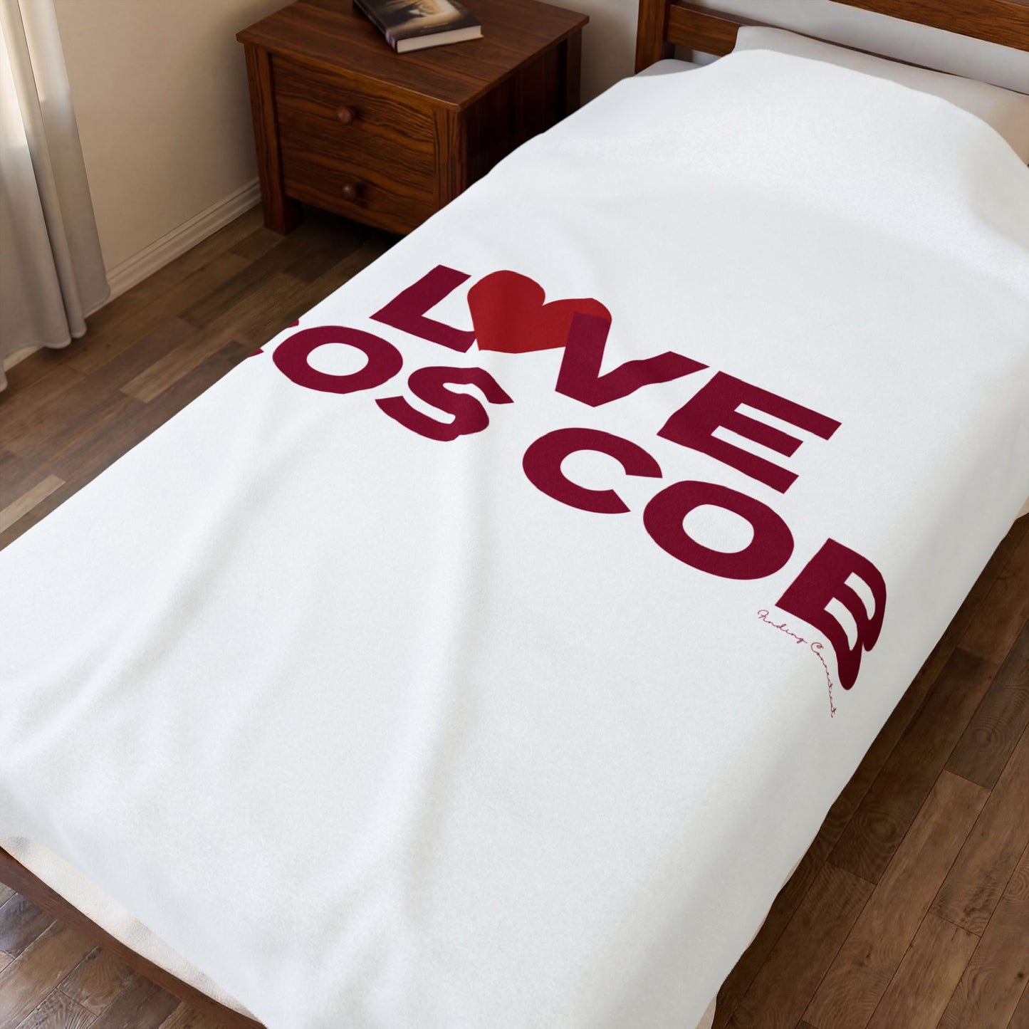 Love Cos Cob Velveteen Plush Blanket