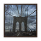 In the middle of the bridge Gallery Canvas Wraps, Square Frame
