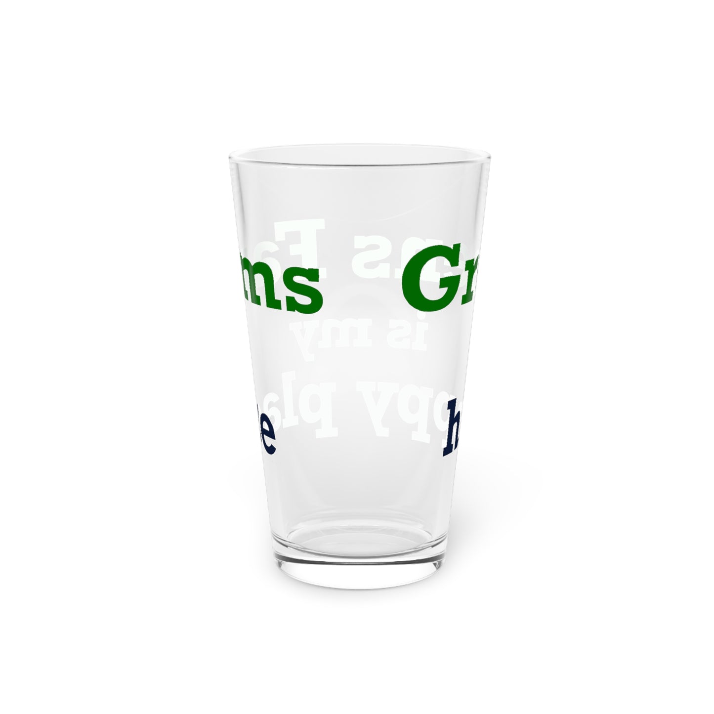 Greens Farms is my Happy Place Pint Glass, 16oz