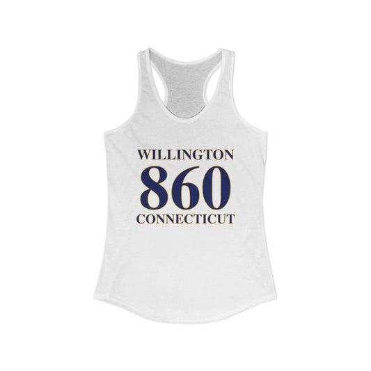 Willington 860 Connecticut Women's Ideal Racerback Tank Top