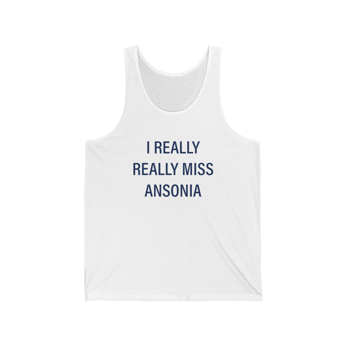 I Really Really Miss Ansonia Unisex Jersey Tank Top