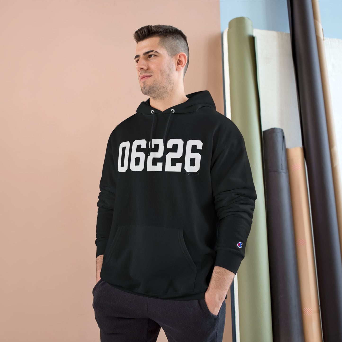 06226 Willimantic CT Zip Code Champion Hoodie
