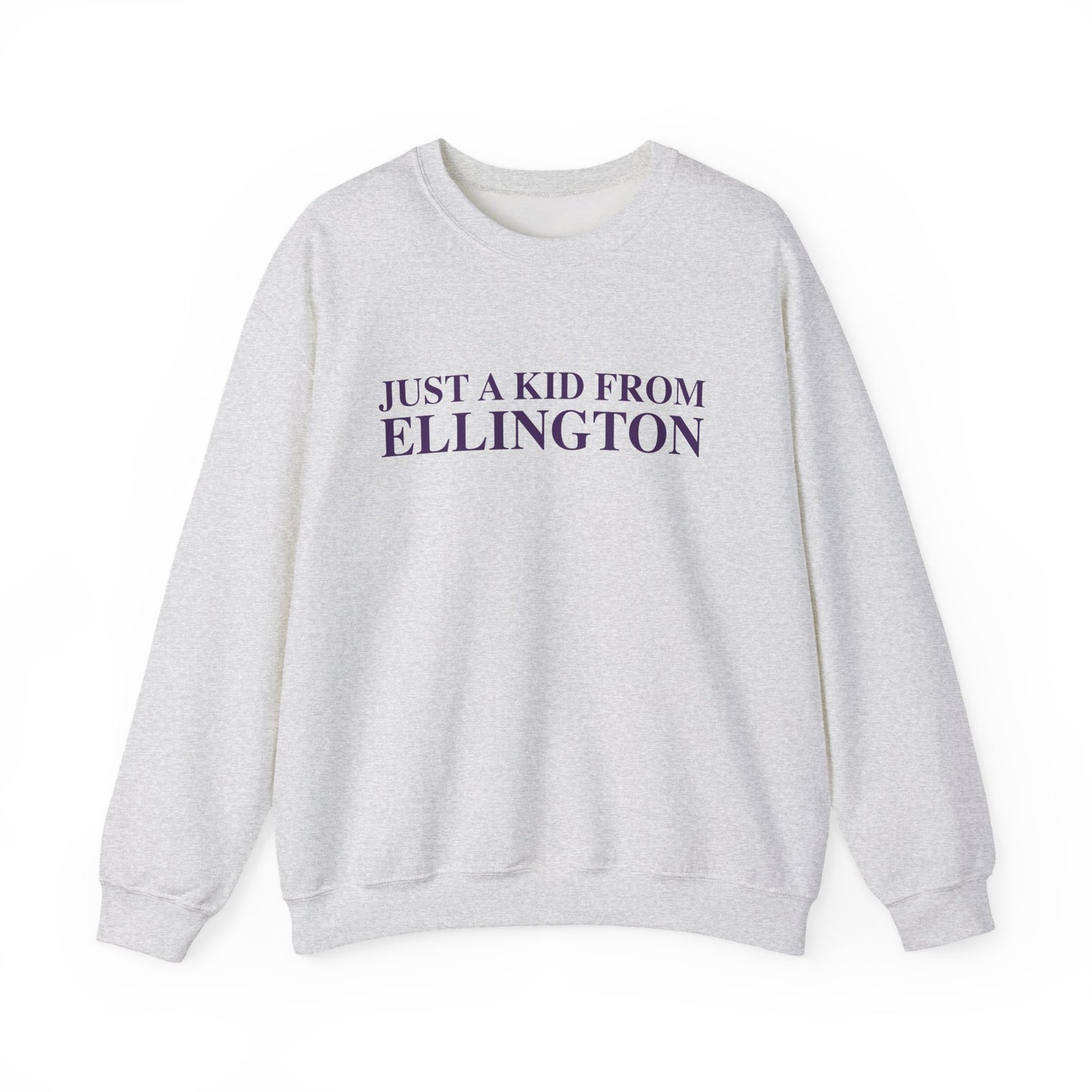 Just a kid from Ellington Unisex Heavy Blend™ Crewneck Sweatshirt