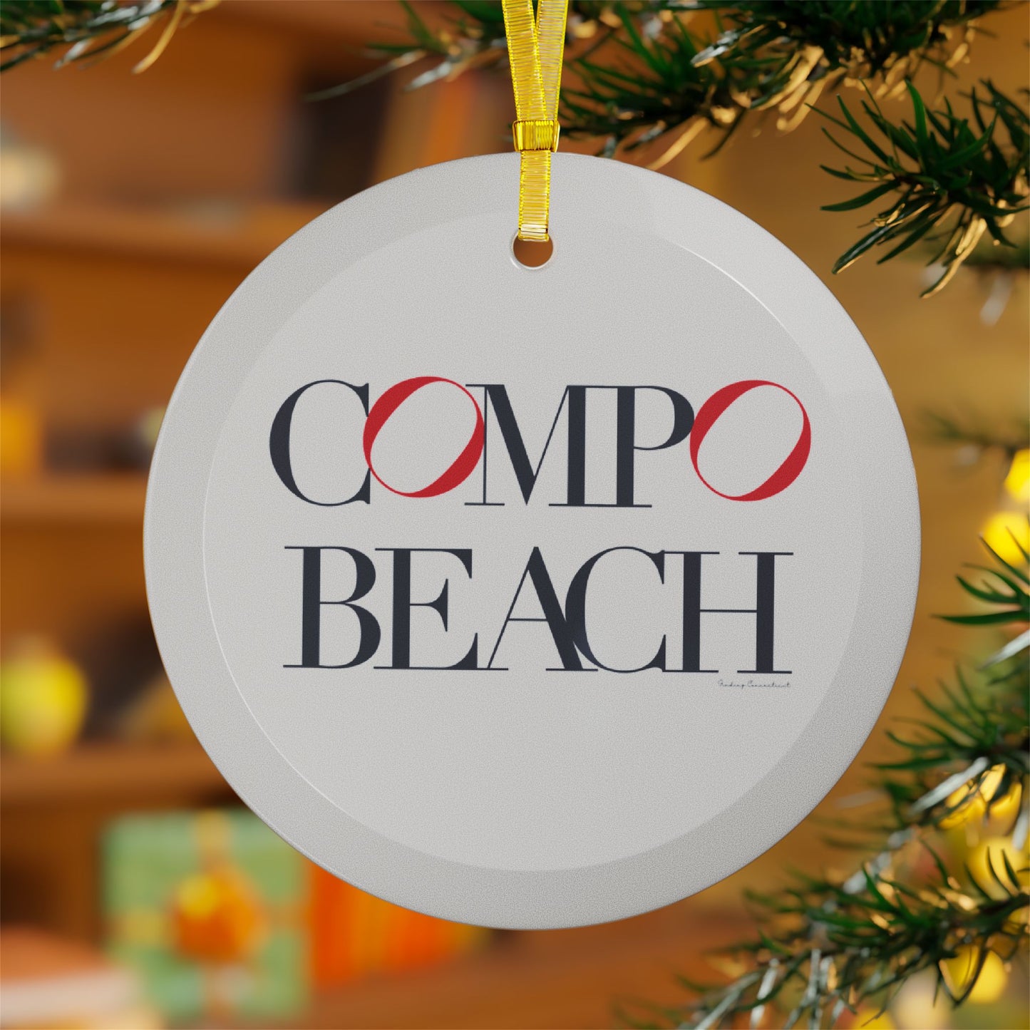 41 Tilt Compo Beach Glass Ornaments