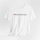 I Heart New Fairfield. Unisex Jersey Short Sleeve T-Shirt