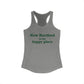 New Hartford is My Happy Place Women's Ideal Racerback Tank Top