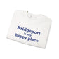 Bridgeport Is My Happy Place Unisex Heavy Blend™ Crewneck Sweatshirt