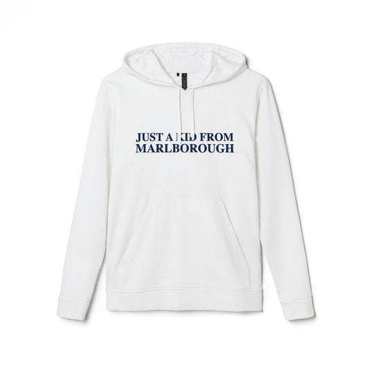 Just a kid from Marlborough adidas Unisex Fleece Hoodie