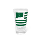 New Milford Connecticut St. Patrick’s Day Flag Pint Glass, 16oz