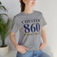 Chester 860 Connecticut Unisex Jersey Short Sleeve T-Shirt