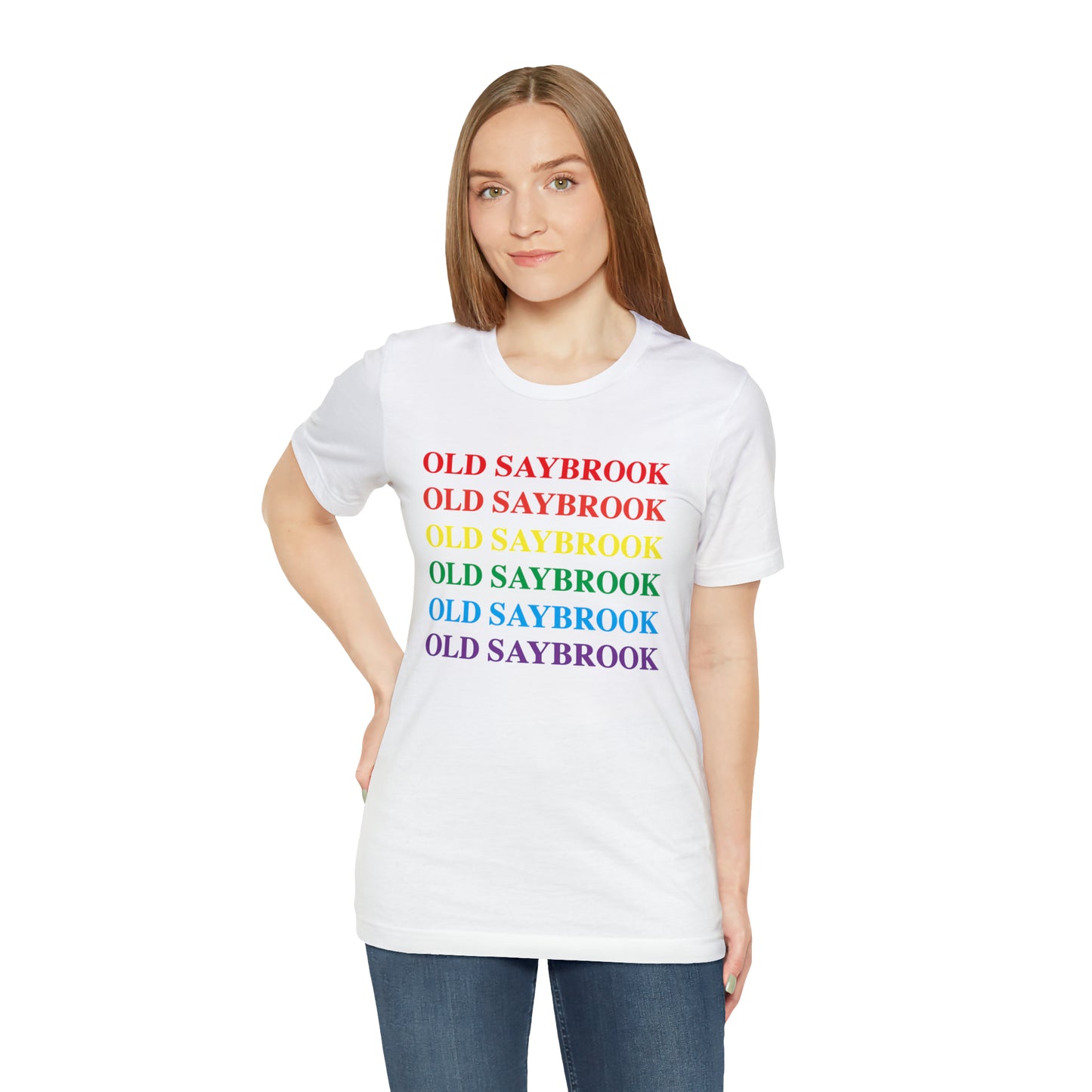 Old Saybrook Pride Unisex Jersey Short Sleeve T-Shirt