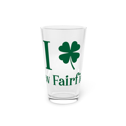 I Clover New Fairfield Pint Glass, 16oz