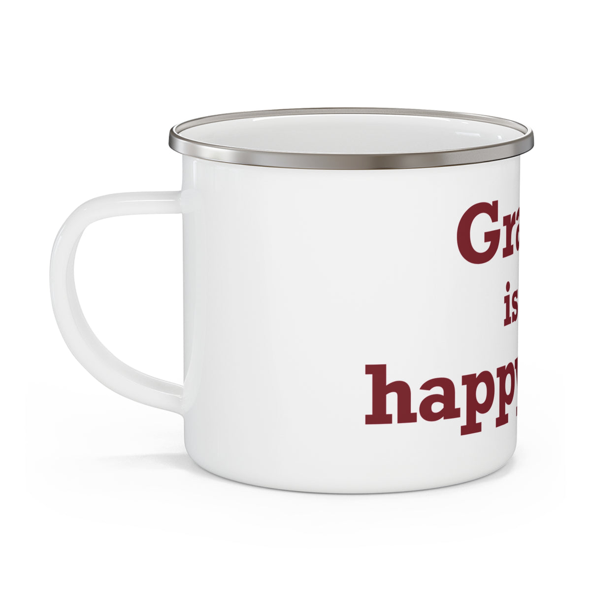 Granby is My Happy Place Enamel Camping Mug