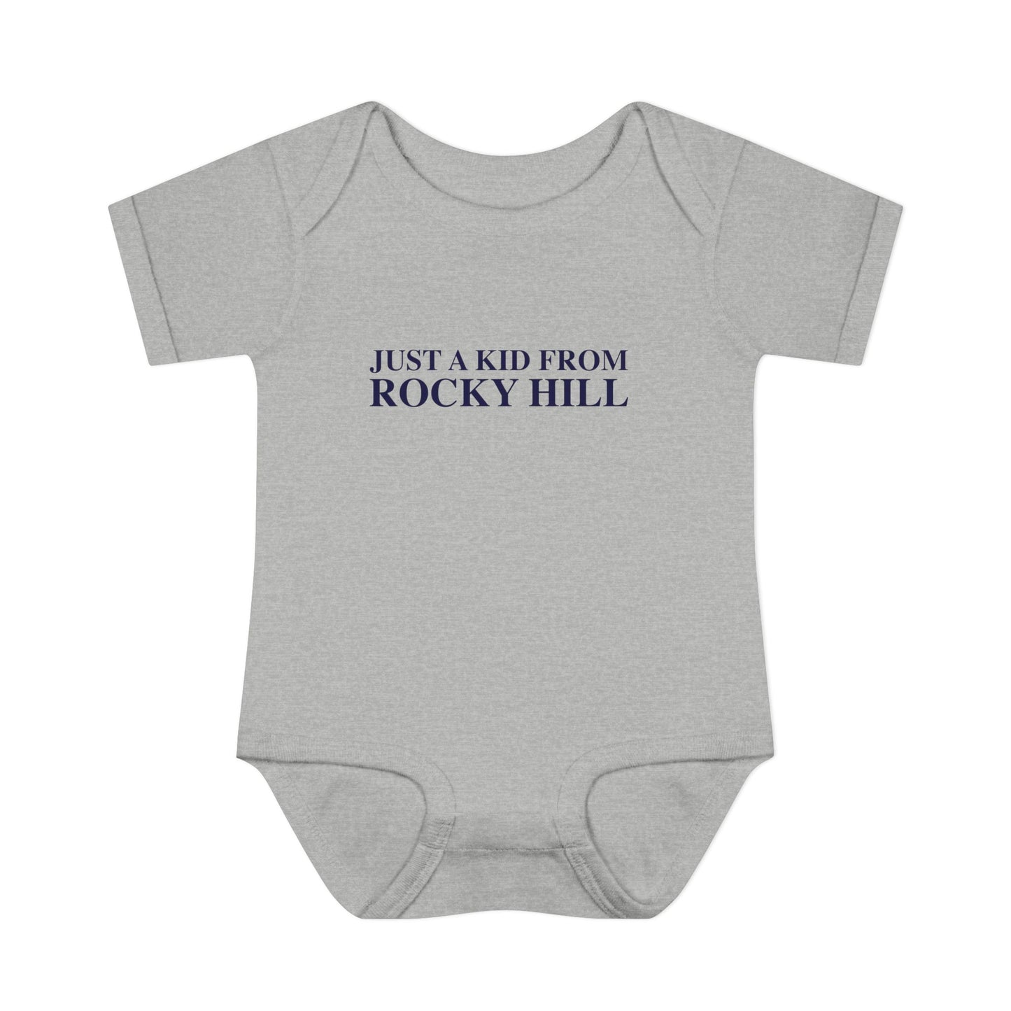 Just a kid from Rocky Hill Infant Baby Rib Bodysuit